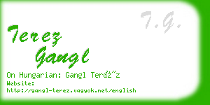 terez gangl business card